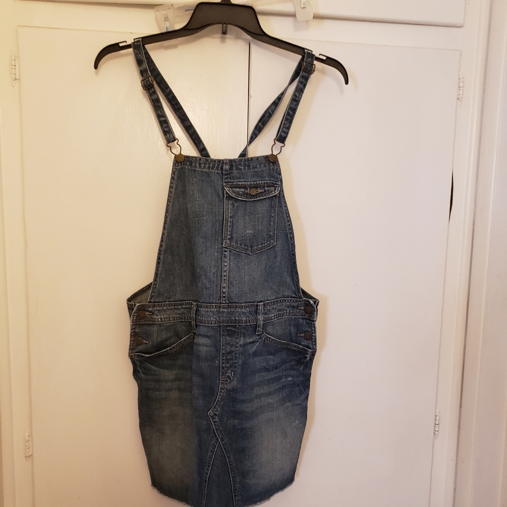 Jean overall dress size large